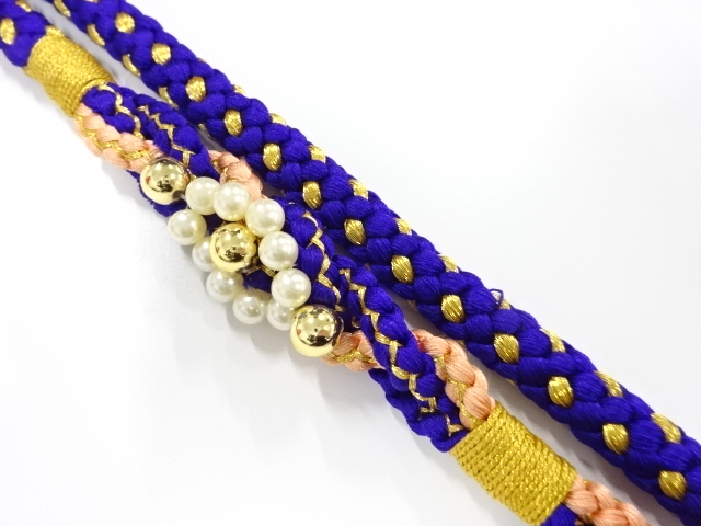 正絹　振袖用　手組帯締め